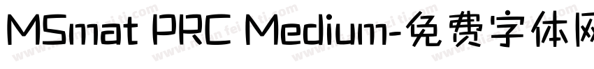 MSmat PRC Medium字体转换
